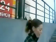 Amateur Hipster Couple Fucking in Public Place
