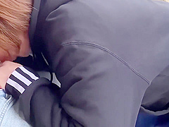 Amateur Japanese Babe Gets Fucked In The Backyard