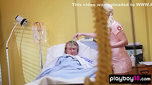 Amateur Taking Care Of Patients Hard Cock - Blonde Nurse