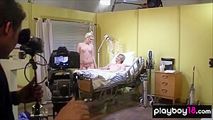 Amateur Taking Care Of Patients Hard Cock - Blonde Nurse