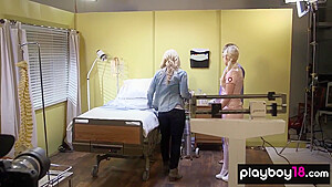 Amateur Taking Care Of Patients Hard Cock - Blonde Nurse