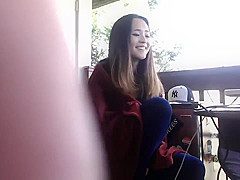 Amazingly cute girl fucked on webcam