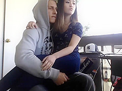 Amazingly cute girl fucked on webcam
