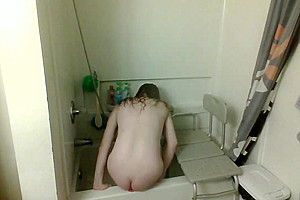 Amy In Shower With New Toy