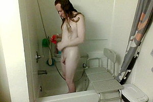 Amy In Shower With New Toy
