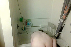 Amy In Shower With New Toy