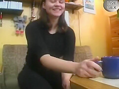 An Amazing German teen 18+ Girl Adores Sucking Her Dudes Cock