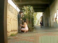 Asian model has hard core fucking in public 1 part3