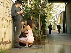 Asian model has hard core fucking in public 1 part3