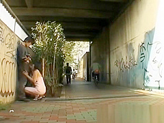 Asian model has hard core fucking in public 1 part3