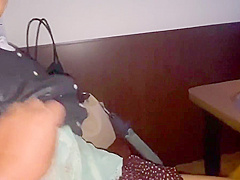 At The Karaoke Room Fucking she Sing Material Girl Singing Doggy With Rotar Vib Tease
