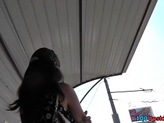 Athletic ass in the one of the best upskirt video