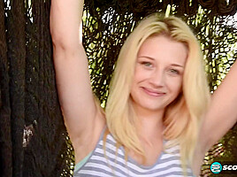 Aubrey Is Pure Gold She's A Tiny Blonde Girl Who Takes A Humongous Cock In Her Teeny-Tiny Slit