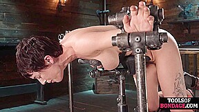 BDSM busty MILF pussytoyed till limits by CMNF master