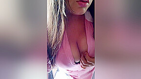 Beautiful Latina Secretary And Her Huge Natural Tits Outdoors At Work