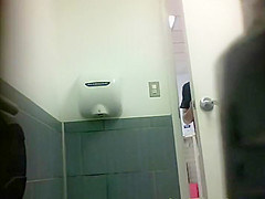 Beauty pisses in front of