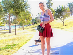 Ben Wa Balls stuffing at busy public park