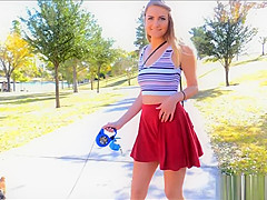 Ben Wa Balls stuffing at busy public park