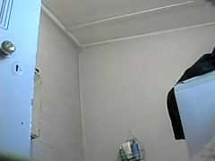 Big boobs on a teen 18+ girl get spied