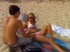 Brunette Hottie Gets Hardcore Threesome In The Pool