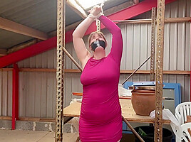 Busty Girl Aoh Tied And Gagged