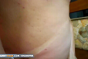 Busty Shemale With Tan Line On Tits Gets A Facial From Her