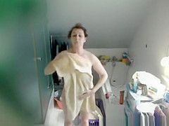 Busty wife out of shower