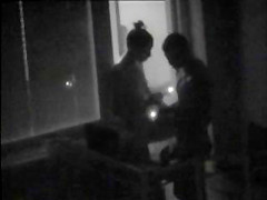 Caught Neigbors orgy at the balcony