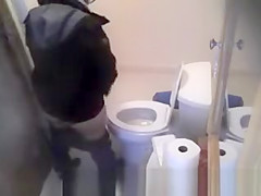 Caught in the toilet