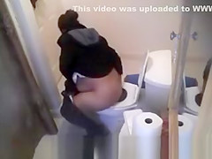 Caught in the toilet