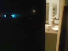 Caught my neighbor horny wife playing while home alone