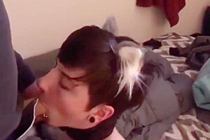 Collared & Throat Stuffed Ftm Kitten