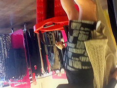 Coop ugly milf upskirt