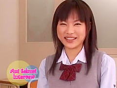 Crazy Japanese chick Ami Sakurai in Exotic Fingering, College JAV video