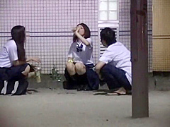 Crazy Japanese girl Airi Hayasaka, Akino Shiffon, Ayu Sugihara in Hottest Outdoor, Blowjob JAV movie
