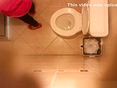Cute teen 18+ caught peeing in toilet
