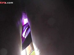 Dirty upskirt in public filmed by a smart cameraman