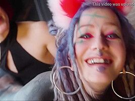 Dominatrix Controls Tattooed Anuskatzz - Miss Flora