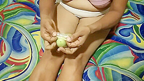 Eggplant Wery Big Feeling With Beautiful Wife