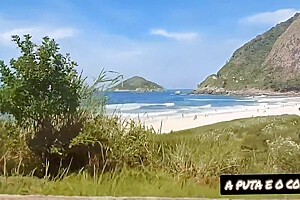 Ensaio Fotografico Acabou Em Muito Sexo Com Dois Negao Na Praia De Nudismo 10 Min