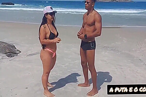 Ensaio Fotografico Acabou Em Muito Sexo Com Dois Negao Na Praia De Nudismo 10 Min