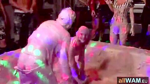 Euro Babes Playing In The Mud
