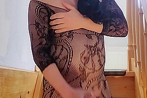 Femboy From Berlin Dances Lasciviously In Front Of The Webcam And Gets His Stiff Hard Cock Down With A