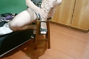 Femboy Teasing His Hot Legs