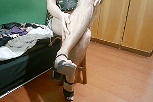 Femboy Teasing His Hot Legs