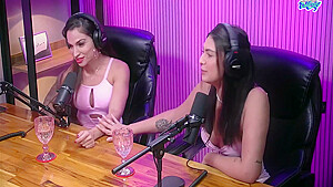 Ficou Peladinha No Estudio 53 Min With Clara Wellen, Taluane Boom And Monique Bertolini
