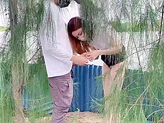 Filming A Video Of A student 18+ Having Sex Outdoors