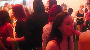 Frisky teenies get entirely foolish and nude at hardcore party