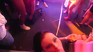 Frisky teenies get entirely foolish and nude at hardcore party