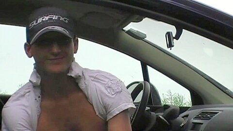 Fucked By Young Straight In My Car  - JessRoyanXxx